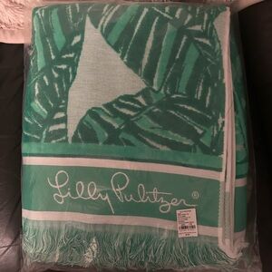 Lilly Pulitzer Tropical Green Bath Towel